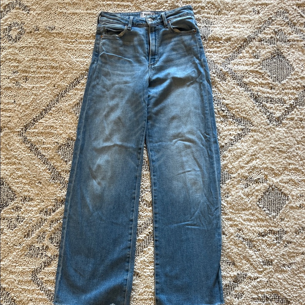 PAIGE Blue Flare & Wide Leg Jeans